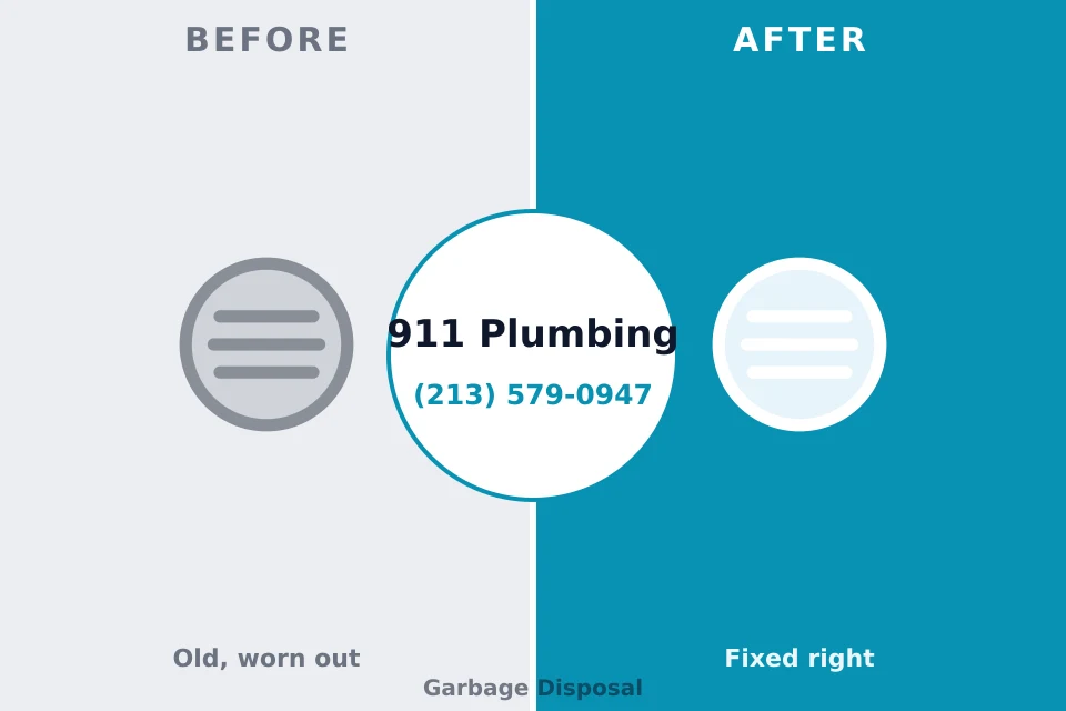 Before and after: plumbing repair Carnot-Moon, PA